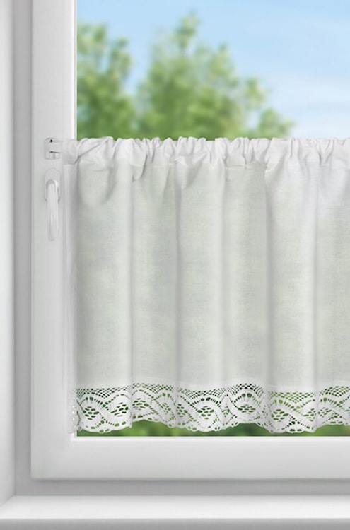 Zazdrostka Vince biała z koronką  