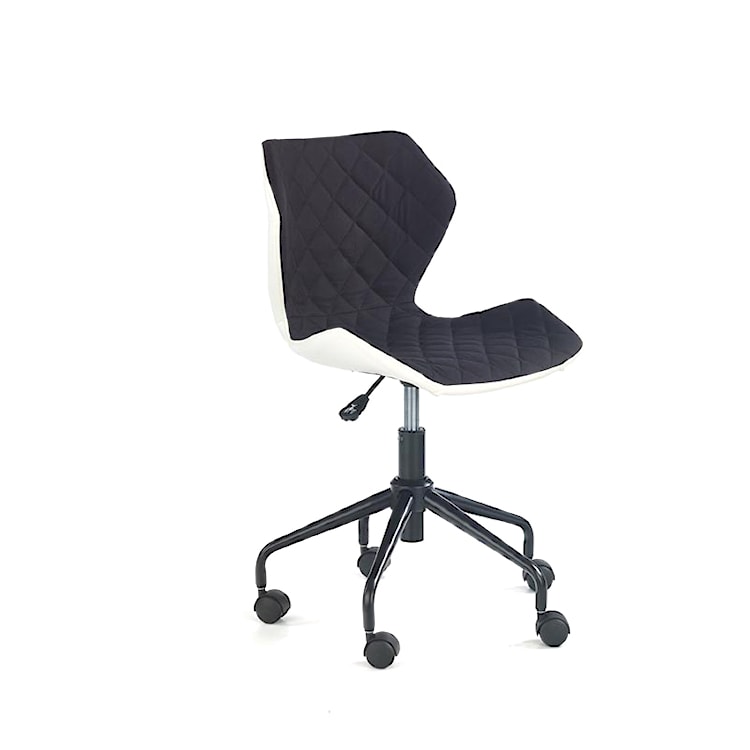 Fotel biurowy Forint biało-czarny  - zdjęcie 2
