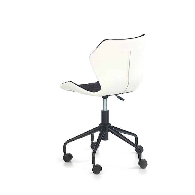 Fotel biurowy Forint biało-czarny  - zdjęcie 3
