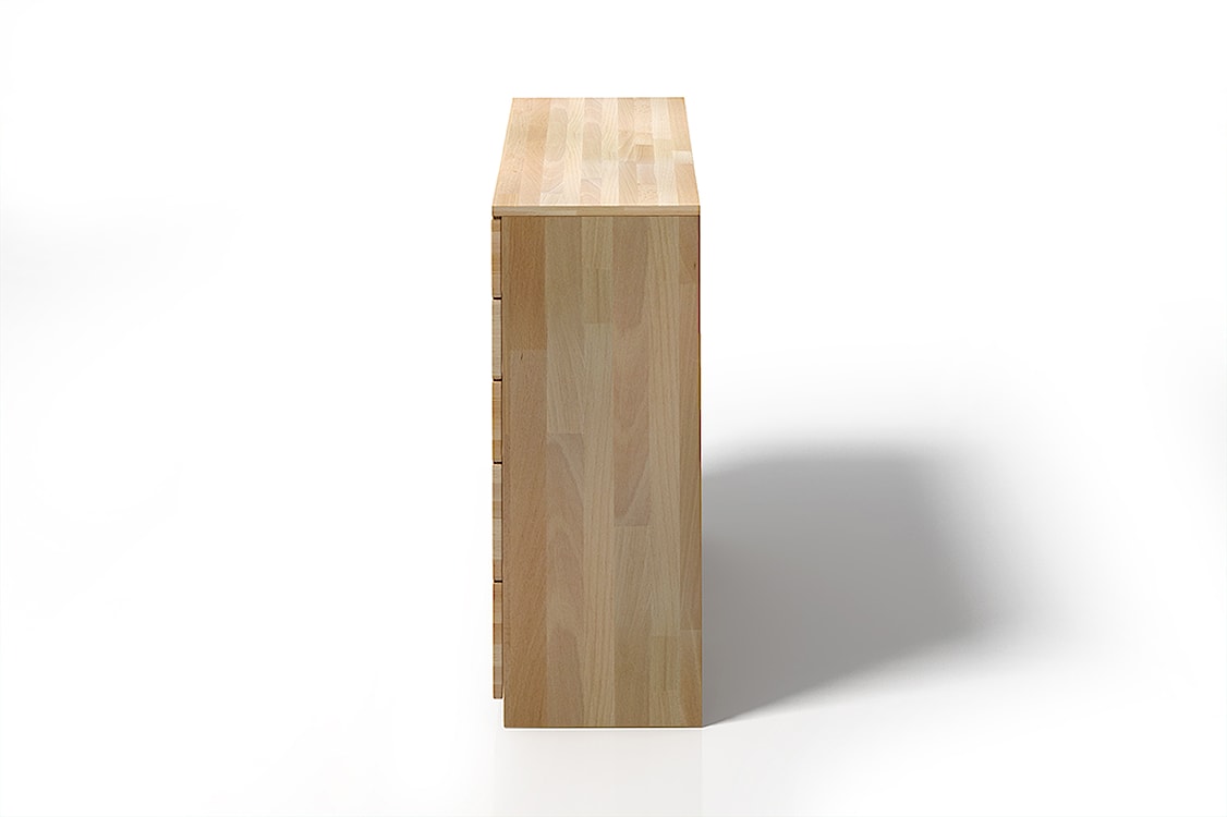 Komoda Noava z drewna bukowego z ośmioma szufladami Naturalny  - zdjęcie 5