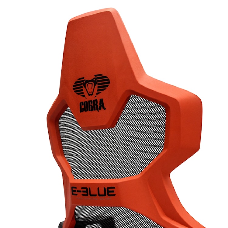 Fotel gamingowy E-Blue Cobra Air czarno-czerwony z wentylacją  - zdjęcie 2