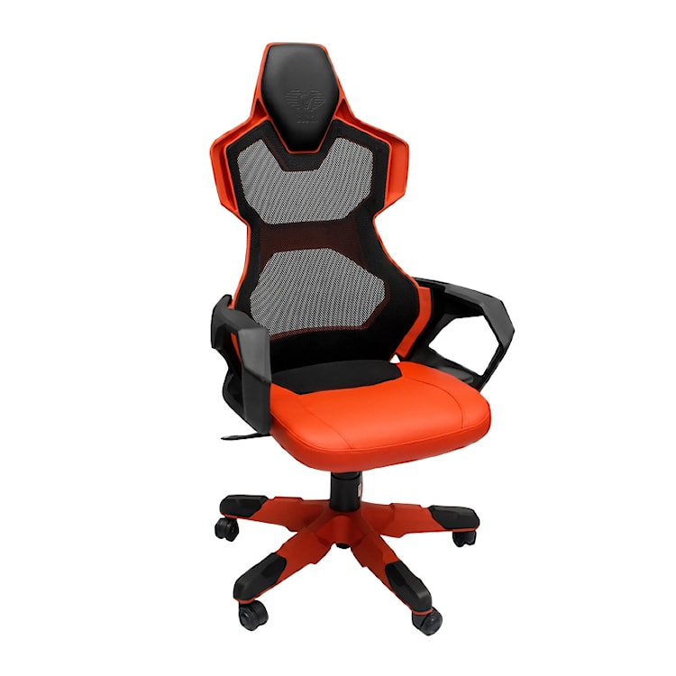 Fotel gamingowy E-Blue Cobra Air czarno-czerwony z wentylacją  - zdjęcie 6