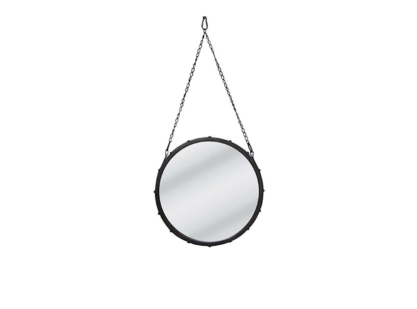 Lustro Captain’s Mirror średnica 39 cm czarne 