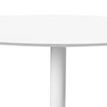 Stół do jadalni okrągły Balsamita średnica 110 cm biały  - zdjęcie 5