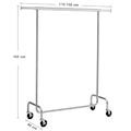 Wieszak mobilny Clinic 110-150 cm  - zdjęcie 6