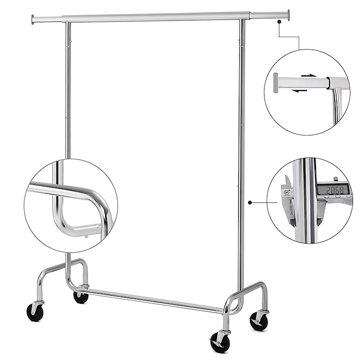 Wieszak mobilny Clinic 110-150 cm  - zdjęcie 7