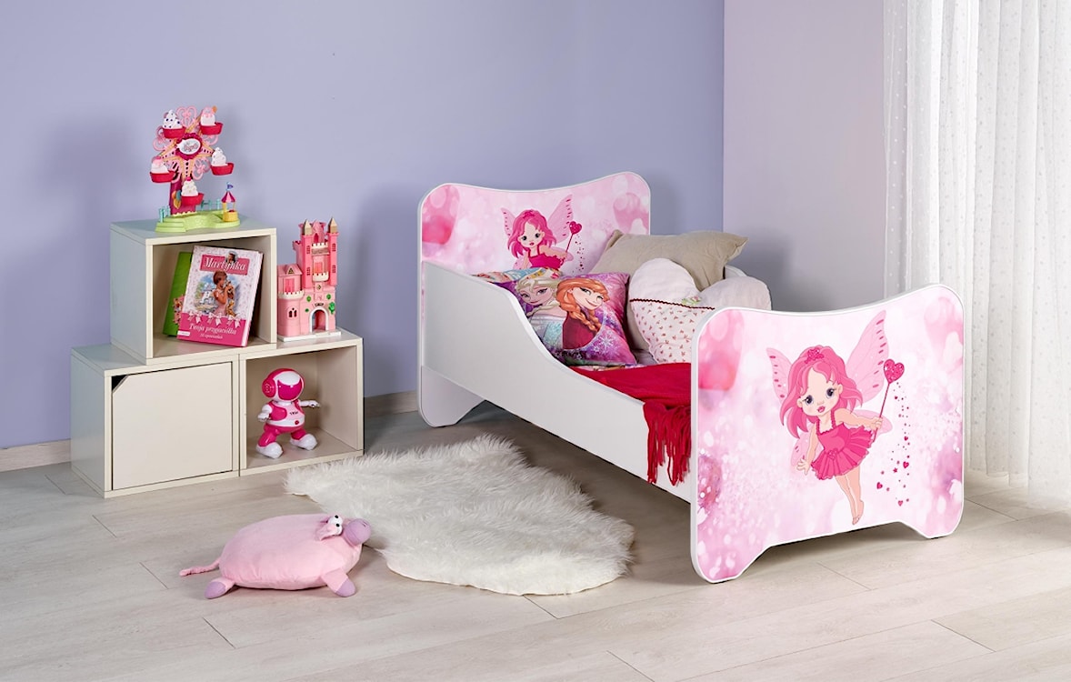 Łóżko Laylla różowo-białe  - zdjęcie 2