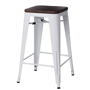 Hoker Paris Wood 75 cm biały - orzech