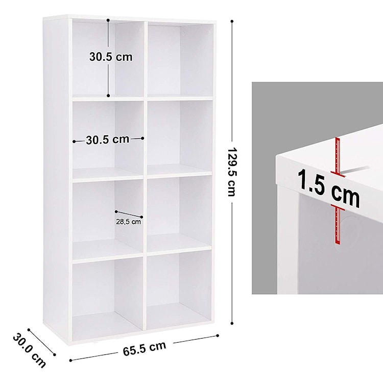 Regał Acacion 2x4  - zdjęcie 6