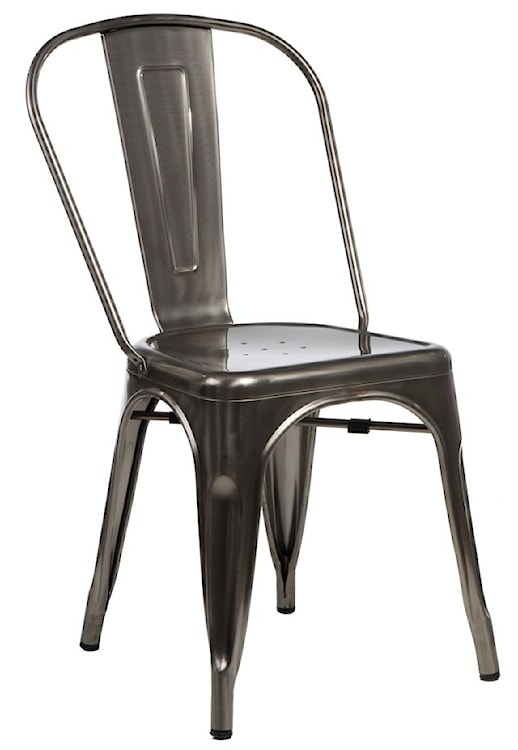 Krzesło Tolader w kolorze metalu  - zdjęcie 3