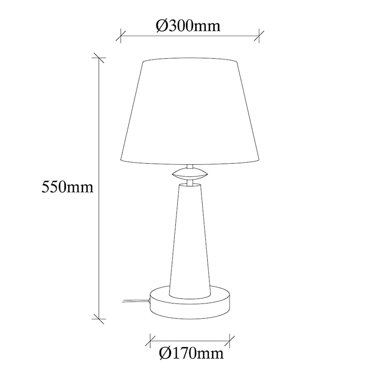 Lampa stołowa Ashlesha złota  - zdjęcie 4