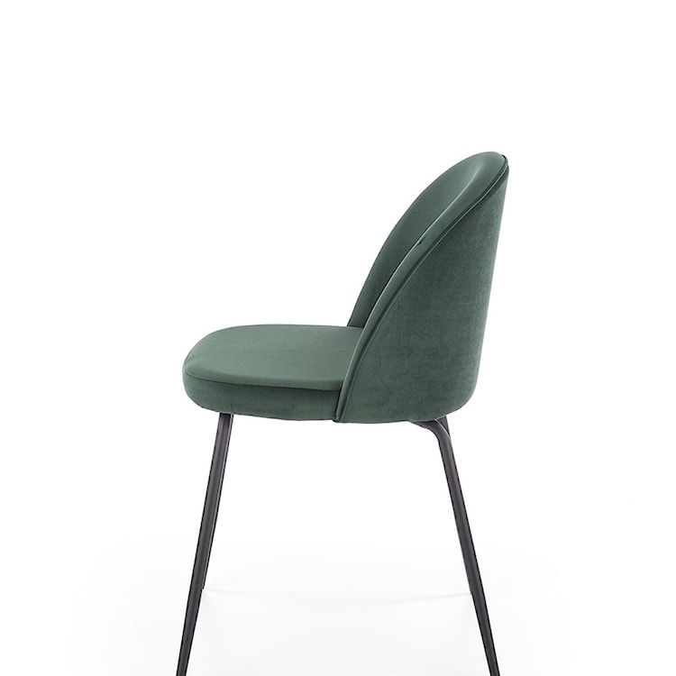 Krzesło tapicerowane Naiva butelkowa zieleń  - zdjęcie 4
