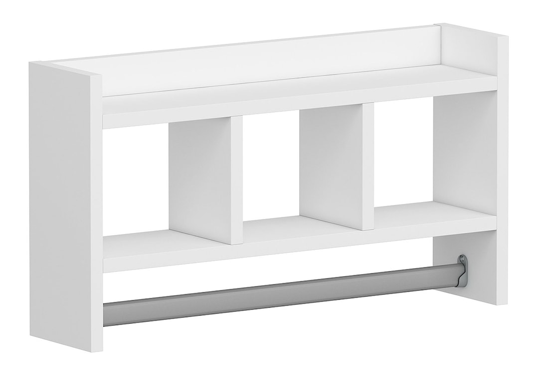 Półka ścienna Asya 64x35 cm biała  - zdjęcie 12