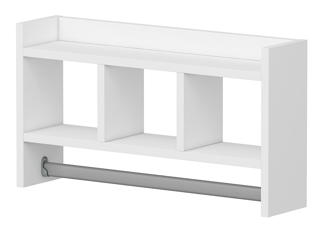 Półka ścienna Asya 64x35 cm biała 