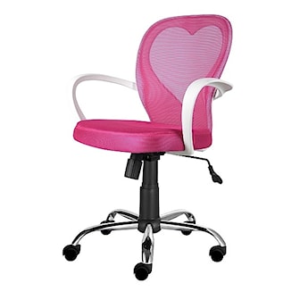 Fotel biurowy Mia różowy