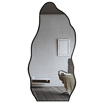 Lustro ścienne Auro 195x90 cm w czarnej ramie
