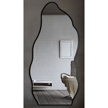 Lustro ścienne Auro 130x60 cm w czarnej ramie