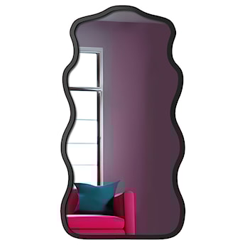 Lustro ścienne Nexus 132x70 cm w czarnej ramie