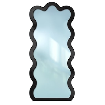 Lustro ścienne Wave 154x70 cm w czarnej ramie