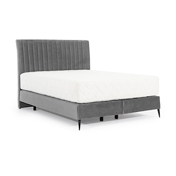 Łóżko kontynentalne 180x200 cm Cartelle szare