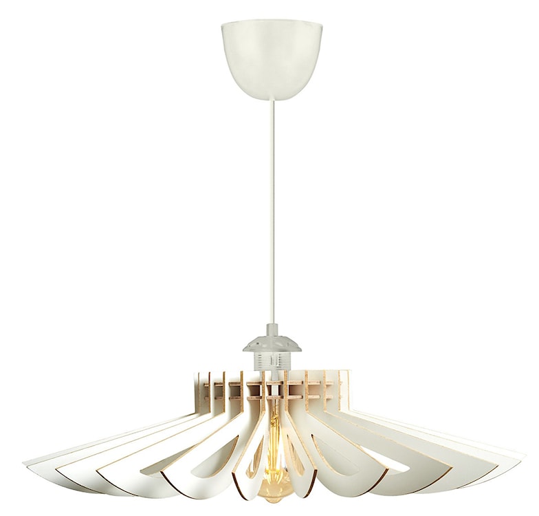 Lampa wisząca Monoveng średnica 52 cm biała 