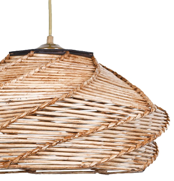 Lampa wisząca Imprelle średnica 36 cm bambusowy klosz  - zdjęcie 5