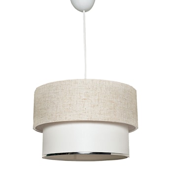 Lampa wisząca Fattio średnica 30 cm kremowo-biała