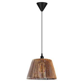 Lampa wisząca Skawsle średnica 30 cm bambusowy klosz