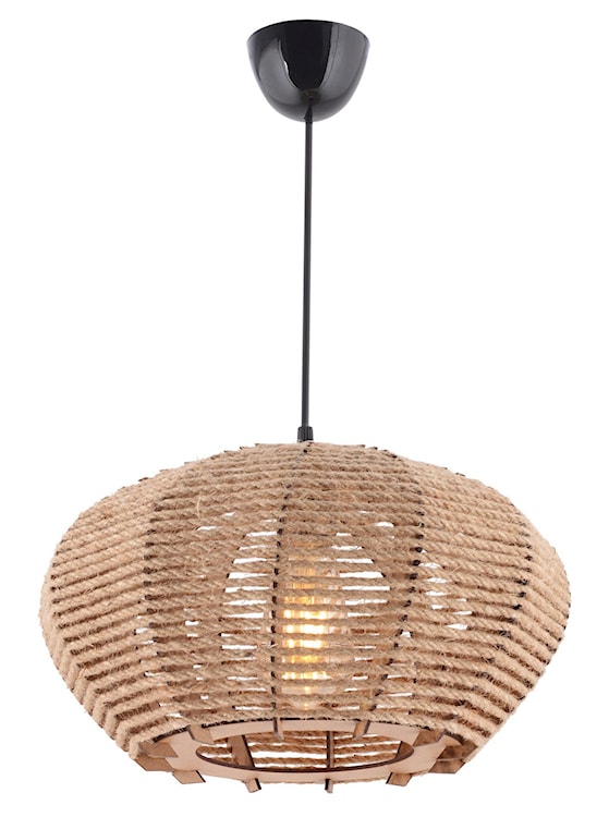 Lampa wisząca Foggler jutowy klosz średnica 35 cm  - zdjęcie 4