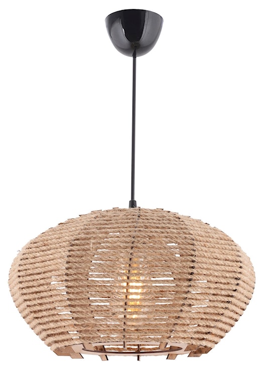 Lampa wisząca Foggler jutowy klosz średnica 35 cm 