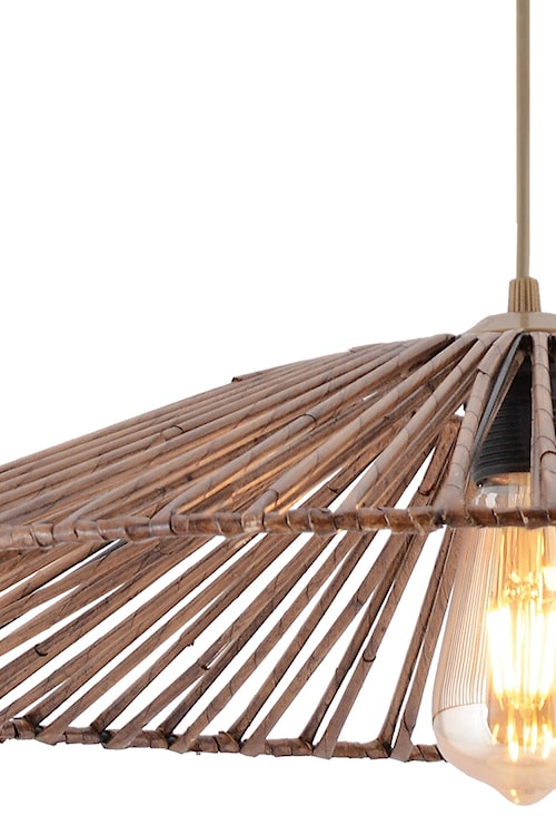 Lampa wisząca Duport średnica 61 cm bambusowy klosz  - zdjęcie 3