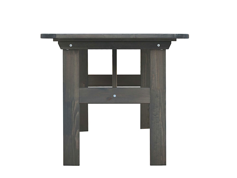Zestaw mebli ogrodowych Wrotilm drewno sosnowe stół z 4 krzesłami szary  - zdjęcie 8