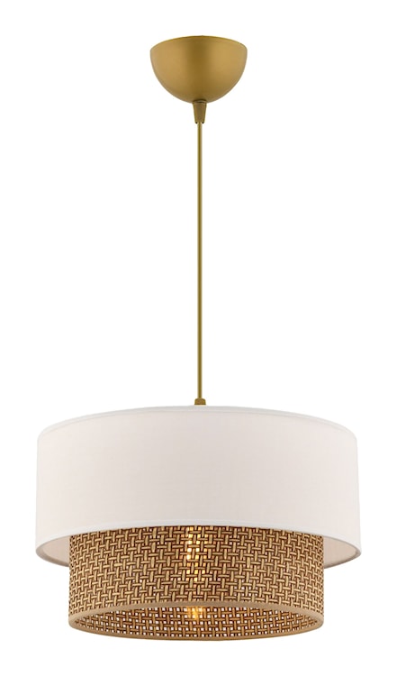 Lampa wisząca Echo biało-beżowa 