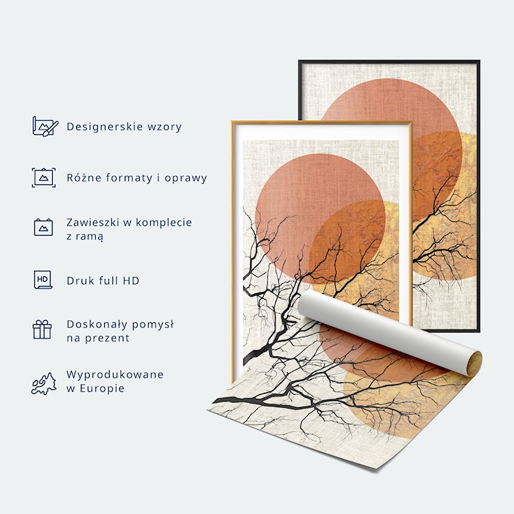 Plakat Taniec żurawi 90x60 cm  - zdjęcie 3