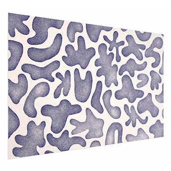 Plakat Niebieskie formy 60x40 cm