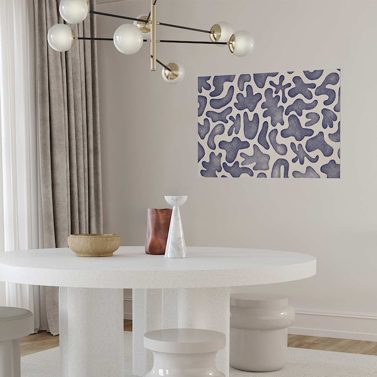 Plakat Niebieskie formy 60x40 cm  - zdjęcie 2