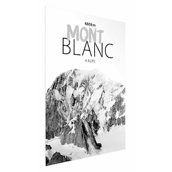 Plakat Mont Blanc 60x40 cm