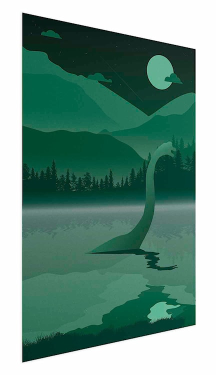 Plakat Loch Ness 60x40 cm