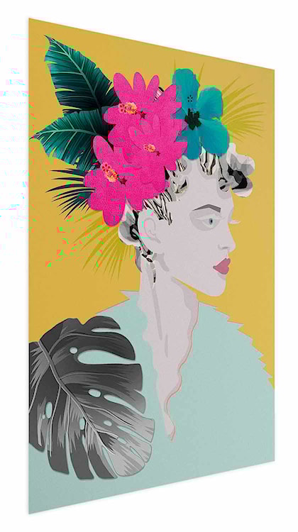 Plakat Kwiaty we włosach 90x60 cm