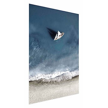 Plakat Jacht na morzu 90x60 cm