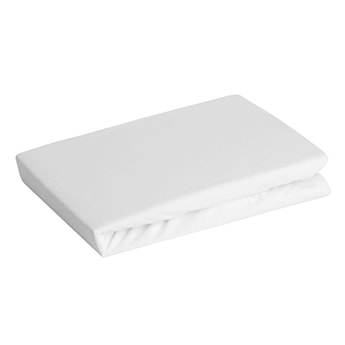 Prześcieradło Bernive 200x180 cm bawełniane z gumką białe