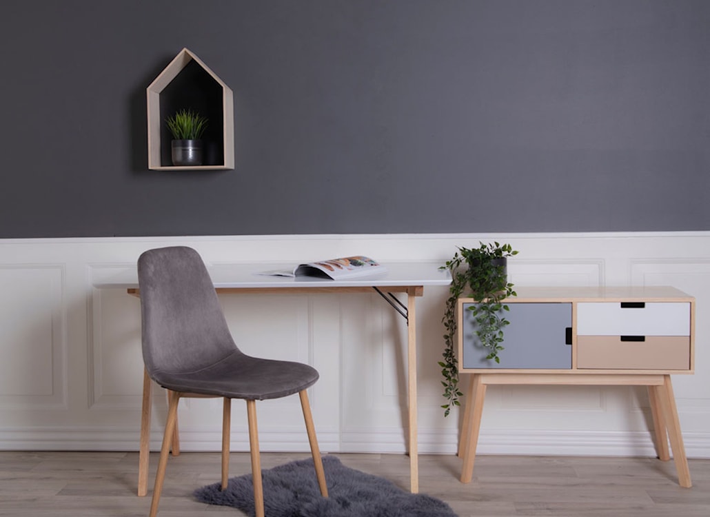 Dywan Mumbria 50x85 cm skóra jagnięca - szary  - zdjęcie 4