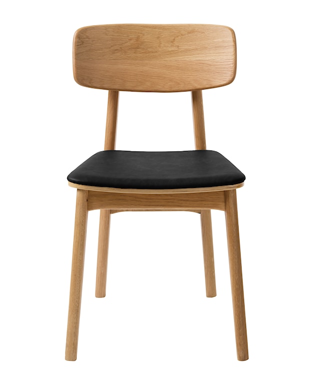 Krzesło drewniane Sunfirs czarne siedzisko  - zdjęcie 6