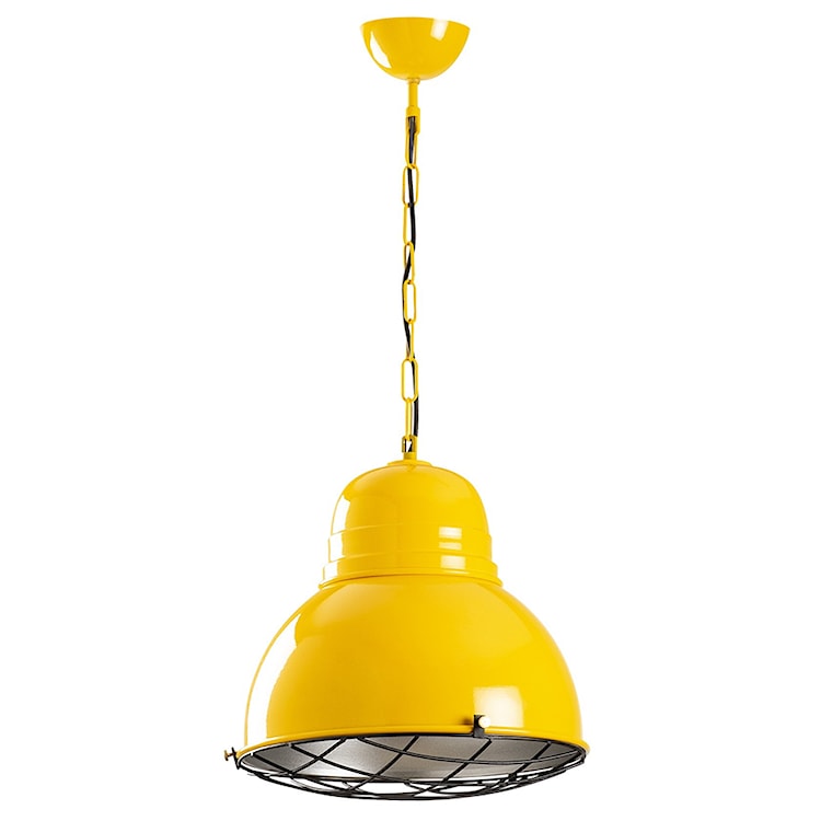 Lampa sufitowa Ardulace industrialna średnica 31 cm żółta 