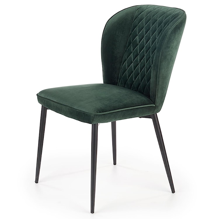Krzesło tapicerowane Brena zielone