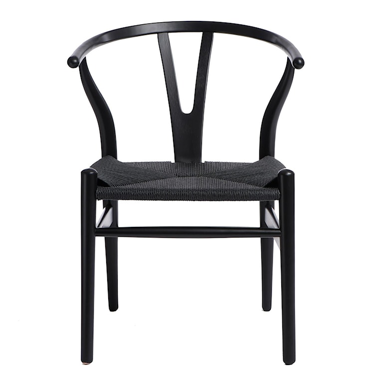 Krzesło Wicker czarne  - zdjęcie 14
