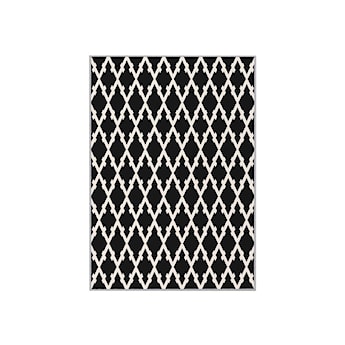 Dywan nowoczesny Visapper 80x120 cm biało-czarny