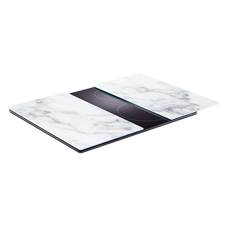 Zestaw desek do krojenia Stonne ze szkła marmur  - zdjęcie 2