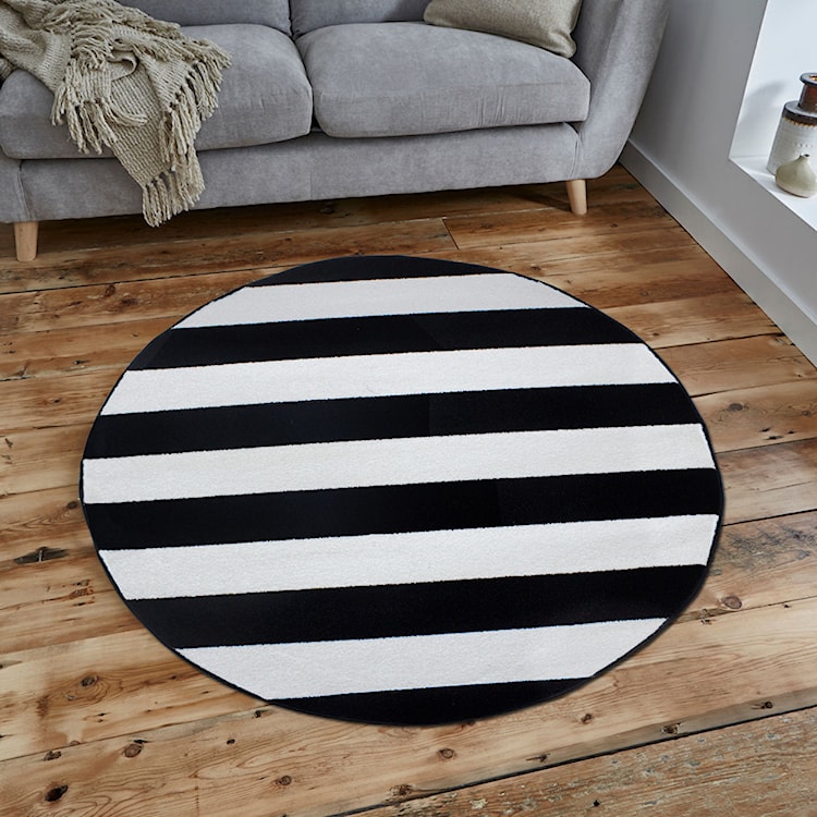 Dywan nowoczesny Minimale Zebra średniaca 160 cm  - zdjęcie 3