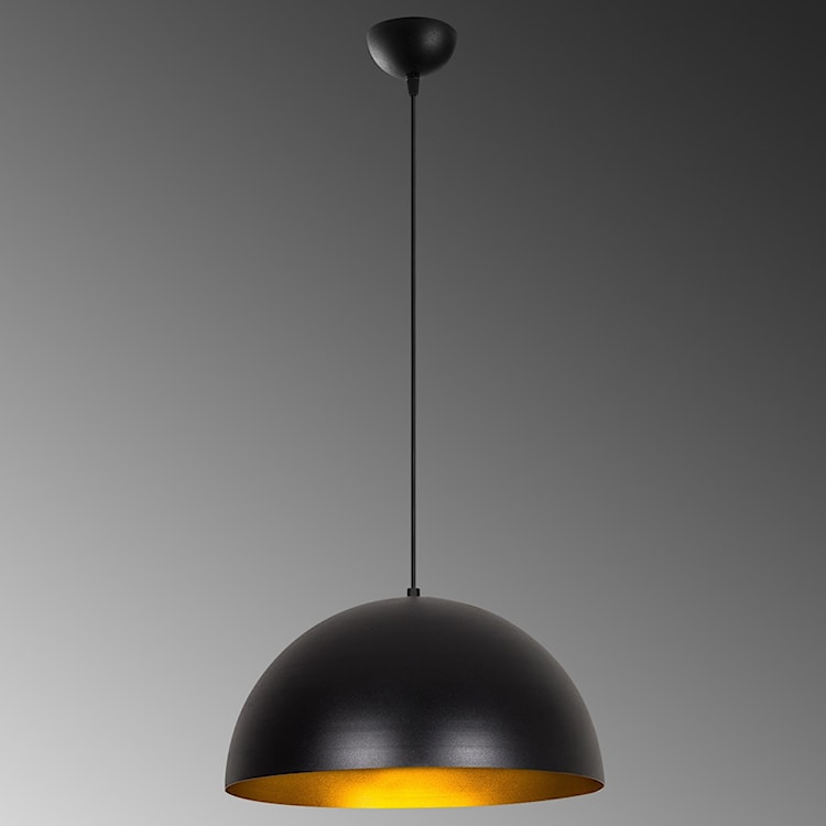 Lampa sufitowa Rientaki średnica 40 cm czarna  - zdjęcie 8
